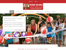 Tablet Screenshot of dianedeans.org